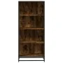 Engineered wood smoked oak bookshelf 60x35x139 cm by , Bookcases and shelves - Ref: Foro24-3300842, Price: 94,89 €, Discount: %