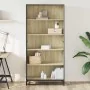 Estantería madera de ingeniería roble Sonoma 80,5x35x170,5 cm by , Bookcases and shelves - Ref: Foro24-3300856, Price: 124,19...