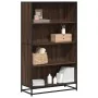 Estantería de madera de ingeniería marrón roble 80,5x35x139 cm de , Librerías y estanterías - Ref: Foro24-3300849, Precio: 11...