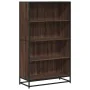 Estantería de madera de ingeniería marrón roble 80,5x35x139 cm de , Librerías y estanterías - Ref: Foro24-3300849, Precio: 11...