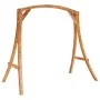 Swing with cushion solid fir wood with teak finish by , Garden rockers - Ref: Foro24-3200618, Price: 370,50 €, Discount: %