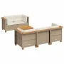 Set Gartensofas mit Kissen 6 Stück synthetisches Rattan beige von , Gartensets - Ref: Foro24-3261733, Preis: 464,13 €, Rabatt: %