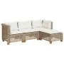 Juego de sofás jardín con cojines 4 pzas ratán sintético beige by , Garden sets - Ref: Foro24-3261784, Price: 333,02 €, Disco...
