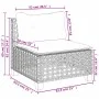 Juego de sofás jardín con cojines 4 pzas ratán sintético beige by , Garden sets - Ref: Foro24-3261784, Price: 333,02 €, Disco...
