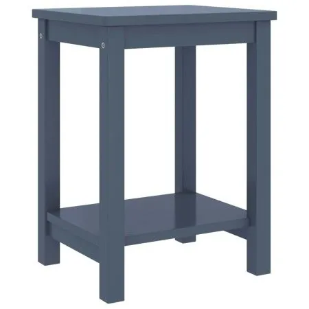 Nachttisch aus massiver Kiefer in hellem Grau, 35x30x47 cm. von vidaXL, Nachttische - Ref: Foro24-322213, Preis: 36,89 €, Rab...