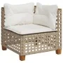 Set of garden sofas with cushions 4 pcs synthetic rattan beige by , Garden sets - Ref: Foro24-3261802, Price: 367,63 €, Disco...