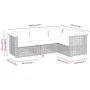 Set of garden sofas with cushions 4 pcs synthetic rattan beige by , Garden sets - Ref: Foro24-3261802, Price: 367,63 €, Disco...
