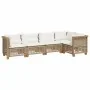 Set of garden sofas with cushions 5 pcs synthetic rattan beige by , Garden sets - Ref: Foro24-3261814, Price: 443,01 €, Disco...
