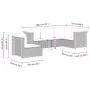 Set of garden sofas with cushions 5 pcs synthetic rattan beige by , Garden sets - Ref: Foro24-3261835, Price: 422,46 €, Disco...