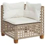Set sofás de jardín 7 piezas y cojines ratán sintético beige de , Conjuntos de jardín - Ref: Foro24-3261880, Precio: 580,12 €...