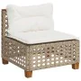 Set sofás de jardín 7 piezas y cojines ratán sintético beige de , Conjuntos de jardín - Ref: Foro24-3261880, Precio: 580,12 €...