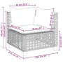 Set sofás de jardín 7 piezas y cojines ratán sintético beige de , Conjuntos de jardín - Ref: Foro24-3261880, Precio: 580,12 €...
