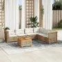 Set sofás de jardín 7 piezas y cojines ratán sintético beige by , Garden sets - Ref: Foro24-3261868, Price: 579,59 €, Discoun...