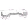 Set de sofás de jardín y cojines 8 piezas ratán sintético beige von , Gartensets - Ref: Foro24-3261958, Preis: 671,07 €, Raba...