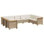 Set de sofás de jardín con cojines 9 pzas ratán sintético beige von , Gartensets - Ref: Foro24-3261979, Preis: 696,05 €, Raba...