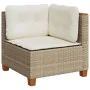 Set de sofás de jardín con cojines 9 pzas ratán sintético beige von , Gartensets - Ref: Foro24-3261979, Preis: 696,05 €, Raba...