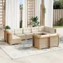 Set de sofás de jardín con cojines 9 pzas ratán sintético beige von , Gartensets - Ref: Foro24-3261991, Preis: 696,05 €, Raba...