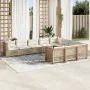 Juego de sofás jardín con cojines beige 10 pzas ratán sintético by , Garden sets - Ref: Foro24-3262036, Price: 862,03 €, Disc...