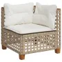Juego de sofás jardín con cojines beige 10 pzas ratán sintético by , Garden sets - Ref: Foro24-3262036, Price: 862,03 €, Disc...