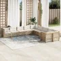 Juego de sofás jardín con cojines beige 10 pzas ratán sintético by , Garden sets - Ref: Foro24-3262048, Price: 862,03 €, Disc...