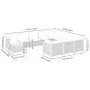Set de sofás de jardín 11pzas con cojines ratán sintético beige von , Gartensets - Ref: Foro24-3262057, Preis: 834,83 €, Raba...