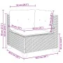 Set de sofás de jardín 11pzas con cojines ratán sintético beige von , Gartensets - Ref: Foro24-3262057, Preis: 834,83 €, Raba...