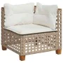 Set de sofás de jardín 11pzas con cojines ratán sintético beige von , Gartensets - Ref: Foro24-3262060, Preis: 917,68 €, Raba...
