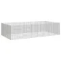 Recinto corral animales 24 paneles hierro galvanizado 54x100 cm by , Cages and habitats for small animals - Ref: Foro24-33213...