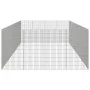 Recinto corral animales 24 paneles hierro galvanizado 54x100 cm by , Cages and habitats for small animals - Ref: Foro24-33213...