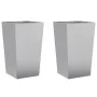 Jardineras 2 uds acero inoxidable 45x45x75 cm von , Töpfe und Pflanzgefäße - Ref: Foro24-851105, Preis: 103,06 €, Rabatt: %