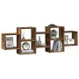 Estantería de pared madera ingeniería envejecida 129x18x42 cm von , Regale und Regale - Ref: Foro24-853225, Preis: 52,36 €, R...