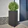 Jardineras triangulares 2 uds acero negro 50x43x75 cm by , Pots and planters - Ref: Foro24-851172, Price: 123,81 €, Discount: %