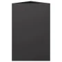 Jardineras triangulares 2 uds acero negro 50x43x75 cm by , Pots and planters - Ref: Foro24-851172, Price: 123,81 €, Discount: %