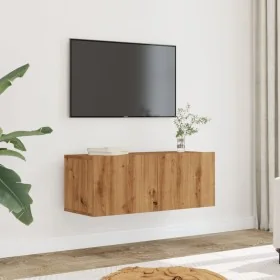 Muebles para TV de pared 2 unidades roble artesanal 80x30x30 cm von , TV-Möbel - Ref: Foro24-857016, Preis: 76,11 €, Rabatt: %