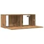 Muebles para TV de pared 2 unidades roble artesanal 80x30x30 cm by , TV Furniture - Ref: Foro24-857016, Price: 76,11 €, Disco...