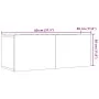 Muebles para TV de pared 2 unidades roble artesanal 80x30x30 cm by , TV Furniture - Ref: Foro24-857016, Price: 76,11 €, Disco...