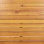 Tumbona de madera maciza de acacia y acero inoxidable de , Tumbonas - Ref: Foro24-46493, Precio: 208,65 €, Descuento: %