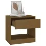 Mesita de noche madera maciza de pino marrón miel 40x31x40 cm von , Nachttische - Ref: Foro24-808069, Preis: 39,25 €, Rabatt: %