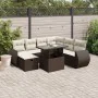 Set sofás de jardín 8 piezas y cojines ratán sintético marrón von , Gartensets - Ref: Foro24-3275163, Preis: 580,24 €, Rabatt: %