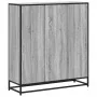 Estantería madera y metal gris Sonoma 97,5x33x107,5 cm de , Librerías y estanterías - Ref: Foro24-3300863, Precio: 110,55 €, ...