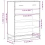 Zapatero de madera de ingeniería y metal negro 75x38x97,5 cm de , Zapateros y organizadores de calzado - Ref: Foro24-3300875,...