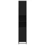 Armario baño madera ingeniería y metal negro 35x37,5x188,5 cm by , Bathroom furniture - Ref: Foro24-3300880, Price: 157,15 €,...