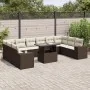 Set de sofás de jardín 11 pzas cojines ratán sintético marrón von , Gartensets - Ref: Foro24-3269413, Preis: 775,05 €, Rabatt: %