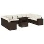 Set de sofás de jardín 11 pzas cojines ratán sintético marrón von , Gartensets - Ref: Foro24-3269413, Preis: 775,05 €, Rabatt: %
