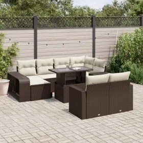 Set de sofás de jardín 11 pzas cojines ratán sintético marrón by , Garden sets - Ref: Foro24-3274586, Price: 689,18 €, Discou...