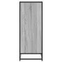 Zapatero madera de ingeniería y metal gris Sonoma 75x38x97,5 cm von , Schuhregale und Schuhorganisatoren - Ref: Foro24-330086...
