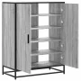 Zapatero madera de ingeniería y metal gris Sonoma 75x38x97,5 cm von , Schuhregale und Schuhorganisatoren - Ref: Foro24-330086...