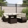 Set sofás de jardín 6 piezas y cojines ratán sintético marrón de , Conjuntos de jardín - Ref: Foro24-3268533, Precio: 483,52 ...