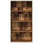 Estantería madera de ingeniería color envejecido 80x30x152 cm de , Librerías y estanterías - Ref: Foro24-857947, Precio: 72,1...