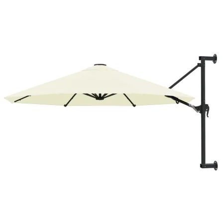 Sombrilla de pared con barra de metal arena 300 cm von , Sonnenschirme - Ref: Foro24-44863, Preis: 97,02 €, Rabatt: %